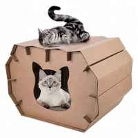 QQ04 durable cardboard cat bed & cat scratching mat & cat sofa bed