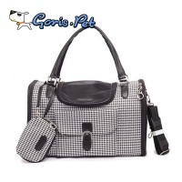 High Quality PVC Pet Carrier Bags PU Leather Waterproof Dog Travel Bags